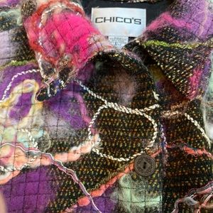 Chico's Masterly Embroidered Jacket